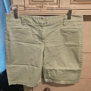 Lands' End Green Bermuda Shorts Classic Style